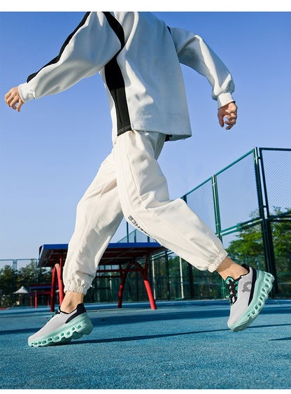 Tênis Masculino com Amortecimento para Corrida Tênis Esportivo Leve Casual Masculino Antiderrapante Tênis Esportivo para Viagens ao Ar Livre Caminhada