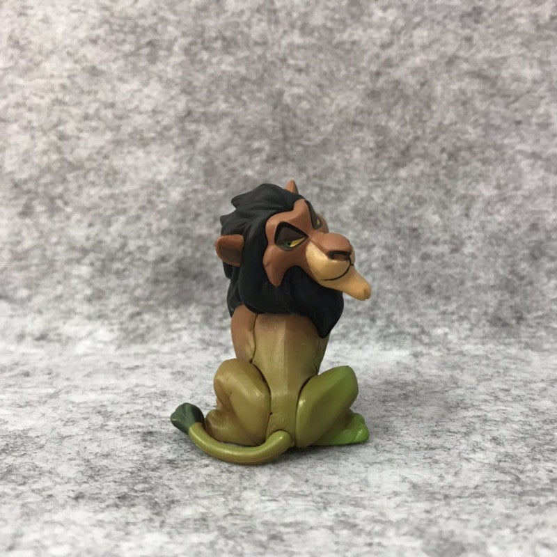 5 pçs Disney Vilões Bonecos de Ação Brinquedos O Rei Leão Scar Úrsula Jafar Malévola Rainha de Copas Boneco Anime Modelo de Pvc Presente