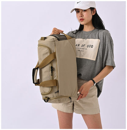 Personalized customized soccer bag logo with dry wet separation handbag luggage sports bag printed with logo pattern