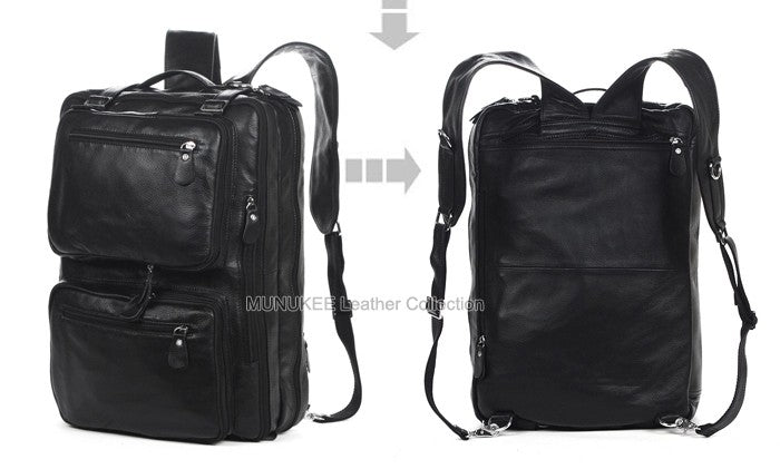 Bolsa de Viagem Masculina de Couro Genuíno Legítimo de Grão Integral Multifuncional, Bolsa de Viagem de Couro, Bolsa de Viagem Grande, Bolsa de Fim de Semana