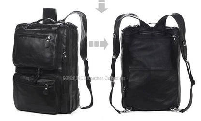 Bolsa de Viagem Masculina de Couro Genuíno Legítimo de Grão Integral Multifuncional, Bolsa de Viagem de Couro, Bolsa de Viagem Grande, Bolsa de Fim de Semana