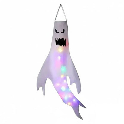 Halloween Decoration, Ghost Wind Tunnel Ghost Pendant, Halloween Party Venue DIY Decorations, Home Scary Ghost Festival Hanging