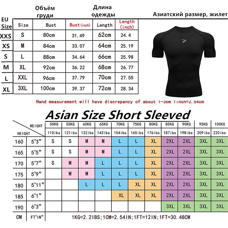 Men Running Compression T-shirt Short Sleeve Sport Tees Gym Fitness Sportshirts Male Jogging Tracksuit Homme Athletic Shirt Tops