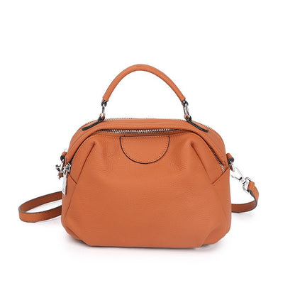 Genuine Leather Women's Bag 2026 New Luxury Designer Handbags Women High Quality Cowhide Shoulder Bag Versatile Crossbody Bags