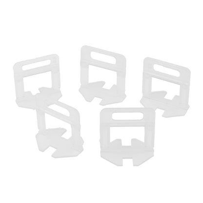 100 Peças Espaçadores de Nivelamento de Azulejos Kit de Clipes 1-3MM para Assentamento de Azulejos Ferramentas de Construção Nivelador de Decoração para Casa