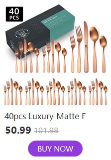 20/30/40Pcs Luxury Tableware Flatware Set Creative Snake Skin Hotel Steak Dinnerware Set Stainless Steel Gold Cutlery Set Gift