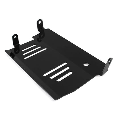 Protetor de Cárter de Moto para Harley Touring CVO Road Glide Street Glide FLTRXSE 2024-Posterior Preto/Prateado
