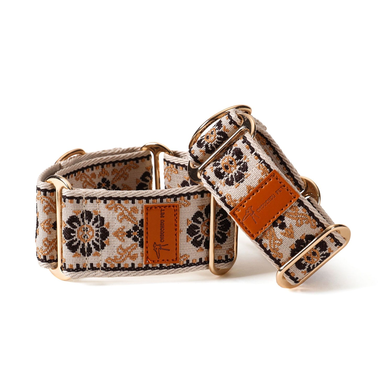 Coleira Martingale para Cães Galinhas / Coleira para Galgo Inglês / Coleira para Galgo Italiano / Coleira para Lurcher / Coleira para Whippet / Coleira para Galgo Espanhol