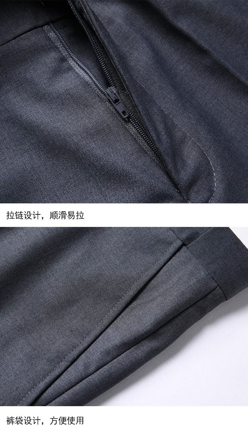 High quality Men Solid color Business - stylish handsome groom best man wedding dress 3/2/1 Single piece optional