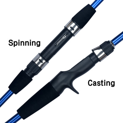 BIUTIFU Vara de Pesca Mini Baitcasting e Spinning 4/5 Seções 1.8/2.1m Carbono para Viagem Peso de Arremesso 5-20g Rápida Ultraleve para Isca