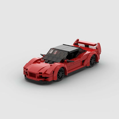 MOC Carro Esportivo de Corrida Veículo Cidade Speed Racer Modelo Técnico Blocos de Construção Tijolos Supercarro F1 Brinquedos Infantis Presentes para Meninos NSX