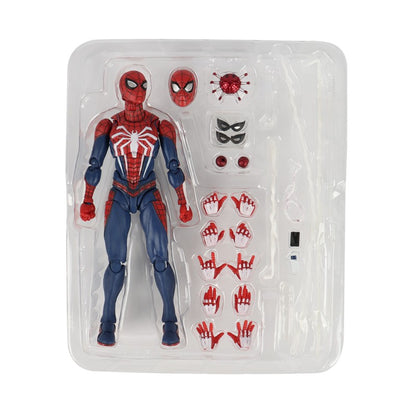 SHFiguarts Homem-Aranha Figuarts Versão de Jogo PS4 SHF Peter Parker Estilo Simples Ação Heroica Boneco de Ação Brinquedos de Modelo Presente