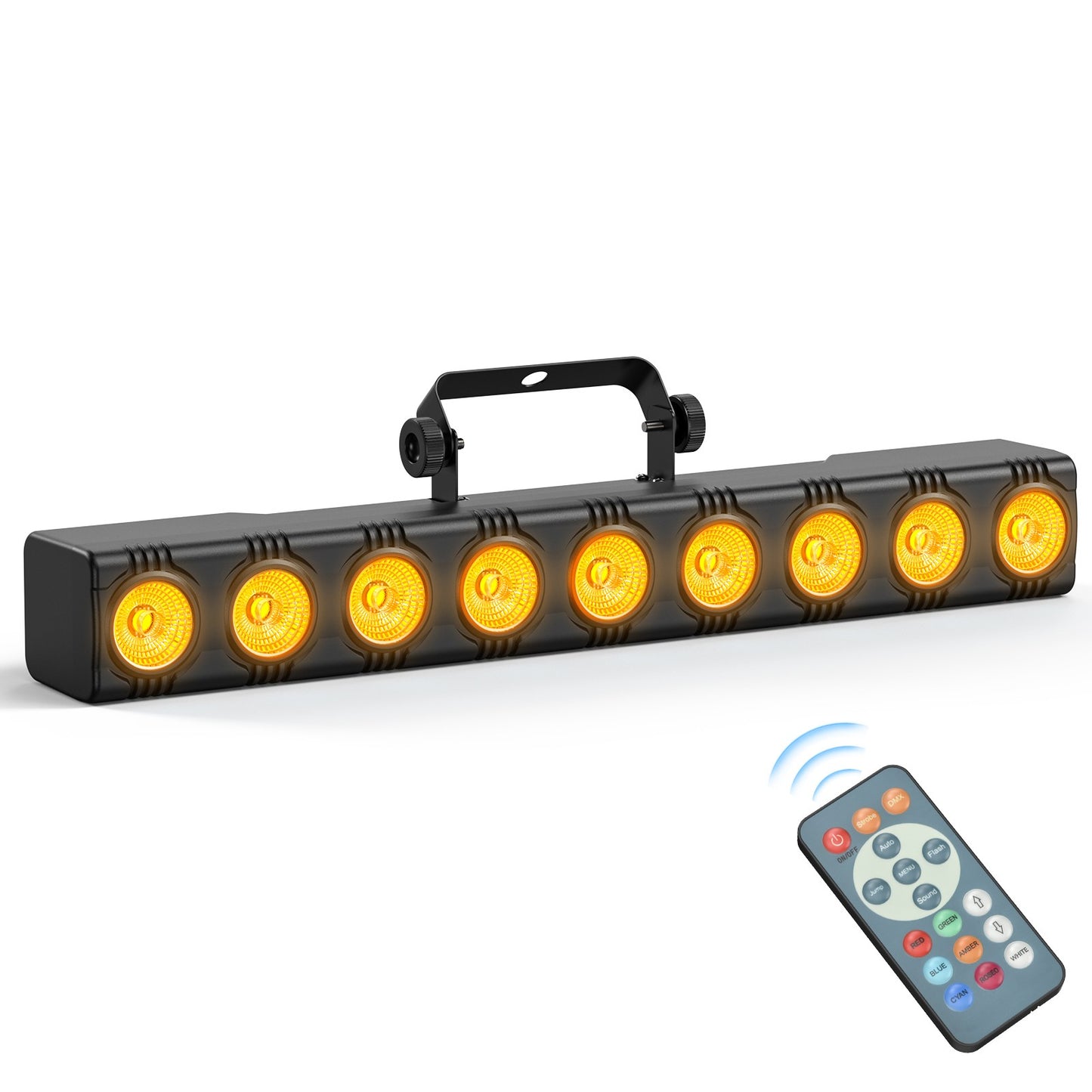 1/2/4PCS 9LEDs 4IN1 Wall Wash Lamp 36W RGBW Lights Bar Stage Lighting Effect DJ Party Lights Projection Light for Disco Theater