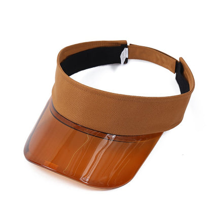 Chapéus de Viseira de Sol para Pais e Filhos, Viseiras de Plástico PVC para Mãe, Filho e Filha, Bonés de Viseira para Esportes ao Ar Livre, Chapéu de Sol para Bicicleta para Mulheres