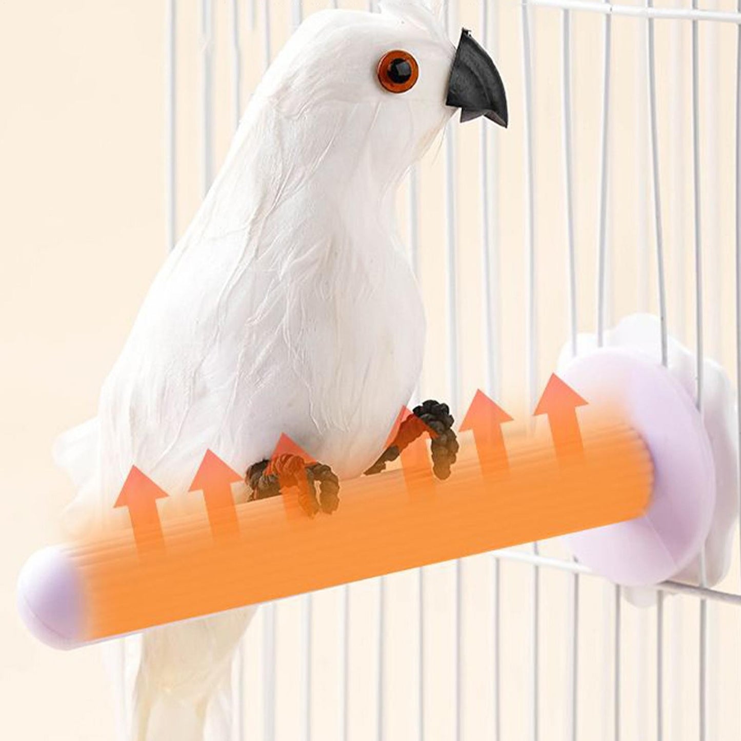 Poleiro de calopsita Aquecedor USB para gaiola de calopsita Acessórios de aquecimento USB para aves de pequeno e médio porte Calopsita Periquito Inverno Quente