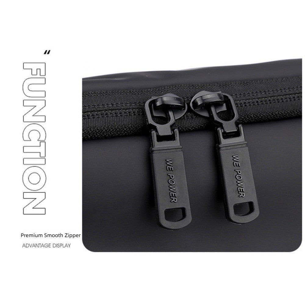 New Casual Crossbody Bag Multifunctional Large Capacity Messenger Bag Portable Shoulder Bag Men