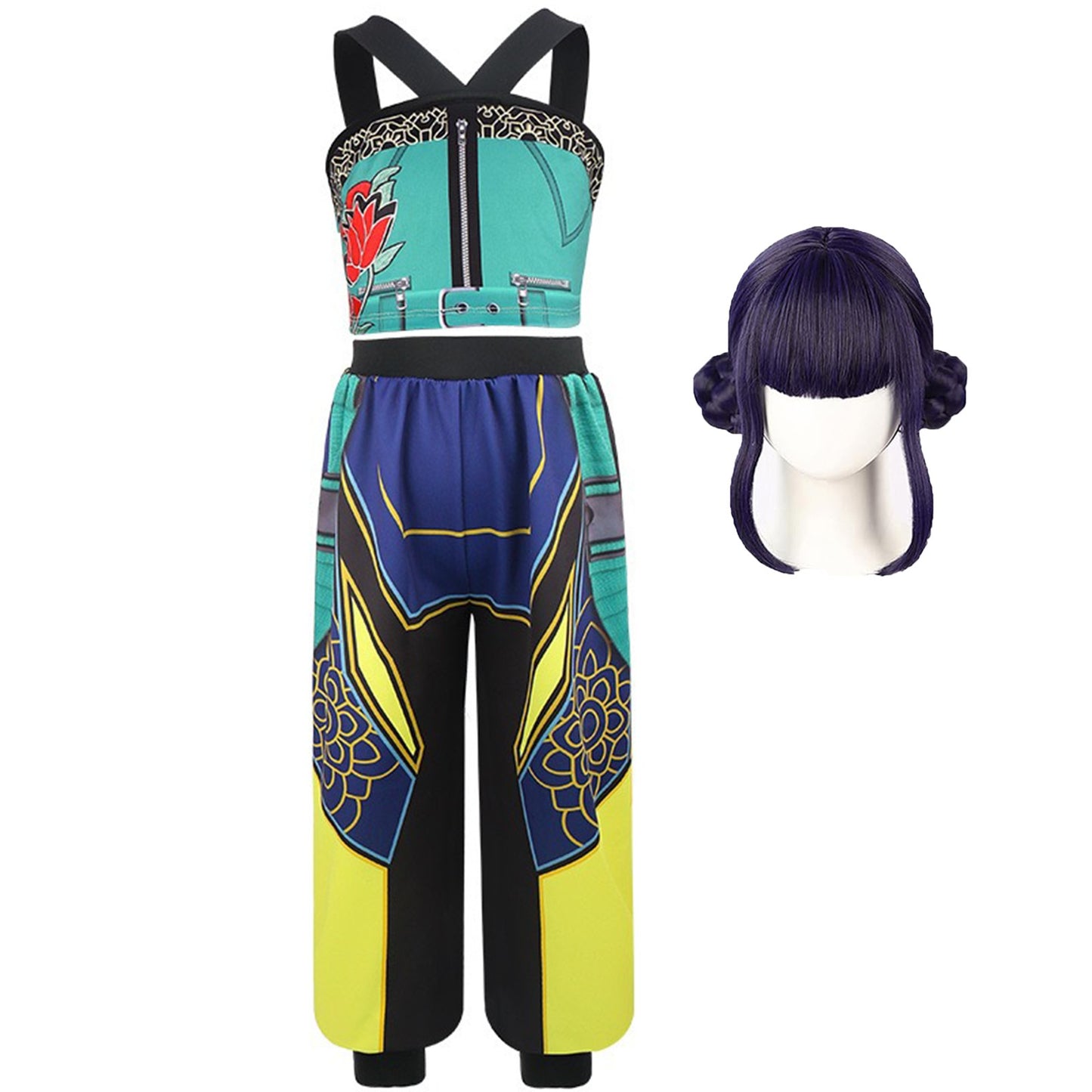 K-pop Hunters Cosplay Rumi Kpop Singer Hunt'trix Dress Up Girls Costumes k Pop Kids Party