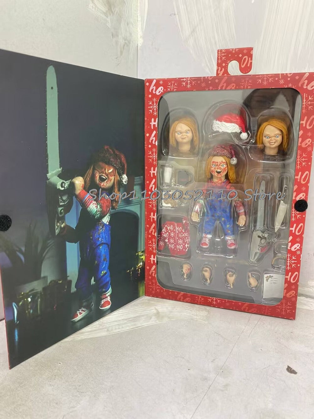 NECA Chucky Figure Anime Christmas outfit Child's play figures Model Joint Movable Toys Christmas Birthday Gift Toys
