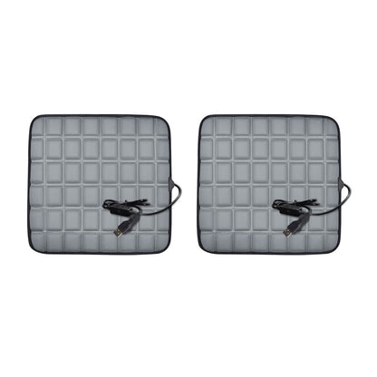 5V USB Heated Car Seat Cover 43x43cm Electric Heating Pad Universal Car Seat Heating Cushion Foot Warmer for Autumn and Winter