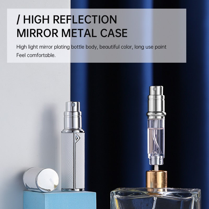 Louischanzl Premium PU leather Sprayer Suitable for Boarding Tight Sealing Travel Perfume Spray 5ml Perfume Atomizer  Bottle