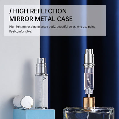 Louischanzl Premium PU leather Sprayer Suitable for Boarding Tight Sealing Travel Perfume Spray 5ml Perfume Atomizer  Bottle