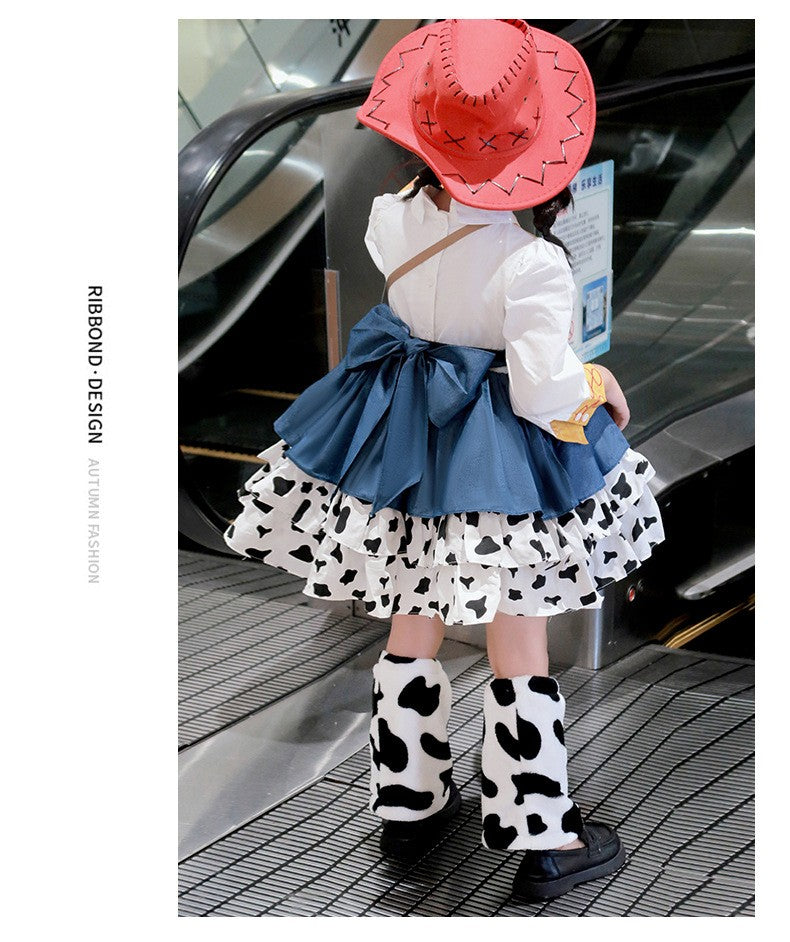une 1st DayToy Woody, Jessie, and Buzz Lightyear Cosplay Dresses, Halloween Carnival Stage Performance Costumes, Lolita
