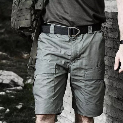 Outdoor Cargo Military Men Tactical Shorts for Summer Waterproof Urban Shorts Trekking Camp Pants Multi Pocket Plus Size Hiking