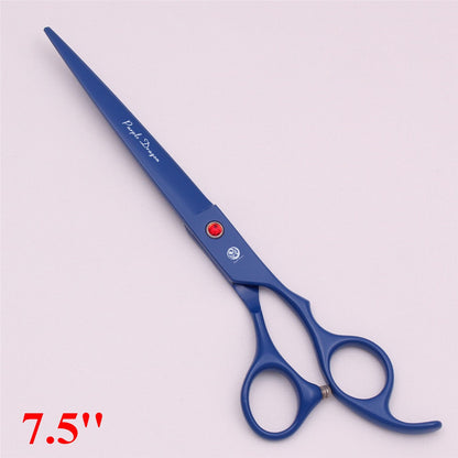 Tesoura Profissional para Tosa de Animais de Estimação de 7,5'' Tesoura de Desbaste em Espinha de Peixe Pinça Hemostática Conjunto Japão 440C Para Cães e Gatos Z3088