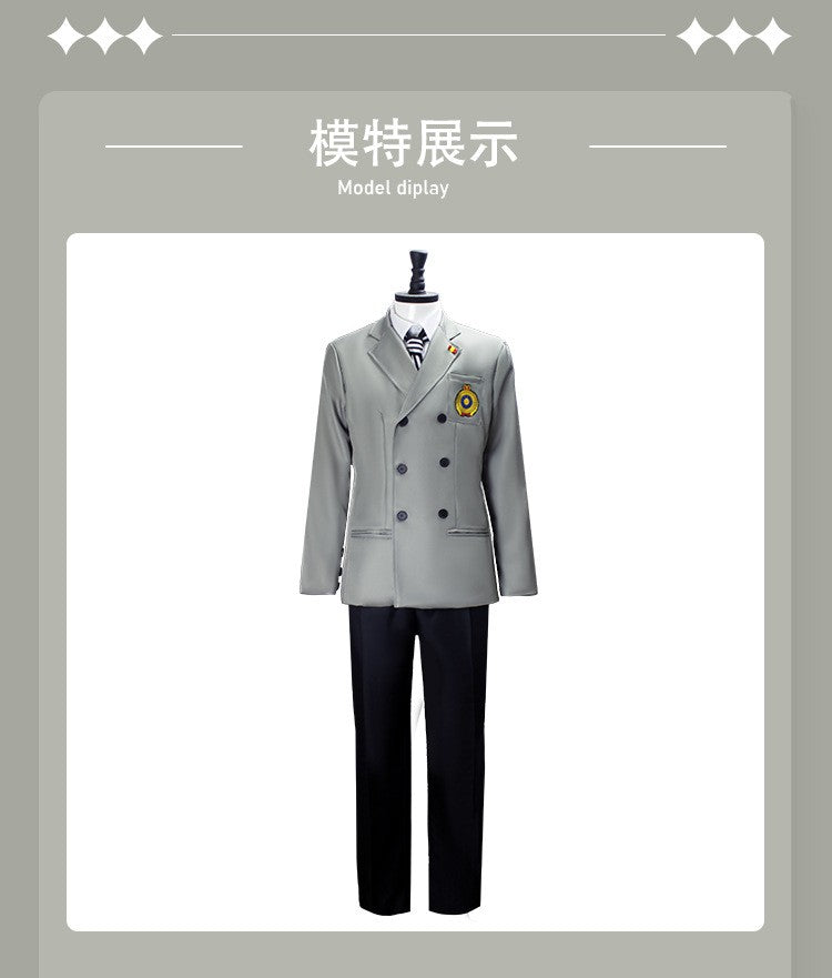 Persona 5 Goro Akechi Crow Cosplay Costume Anime Game Roleplay Halloween Uniform Men Women Convention Full Set