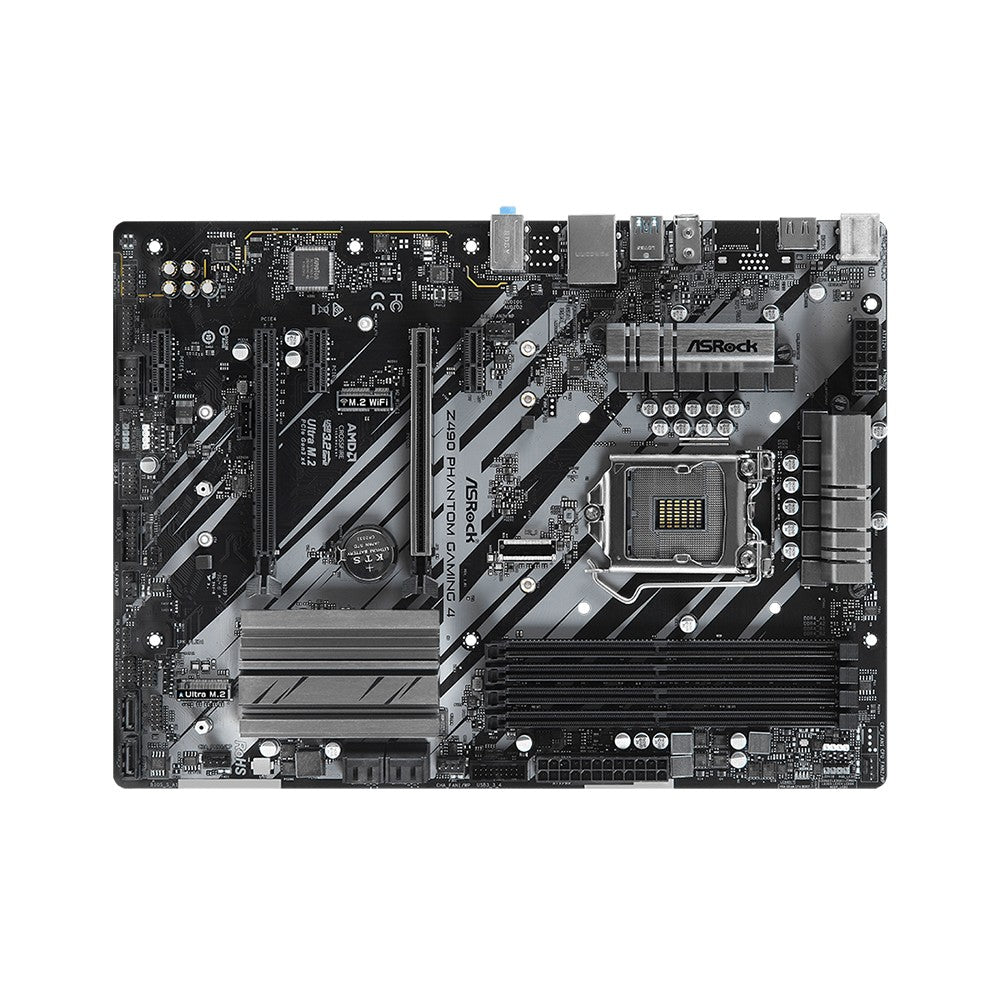 ASRock Z490 PHANTOM GAMING 4 Motherboard LGA1200 Support i9-10900K i7-10700 i5 10400 i3-10300 CPU 4xDDR4 4400MHz M.2 NVME ATX