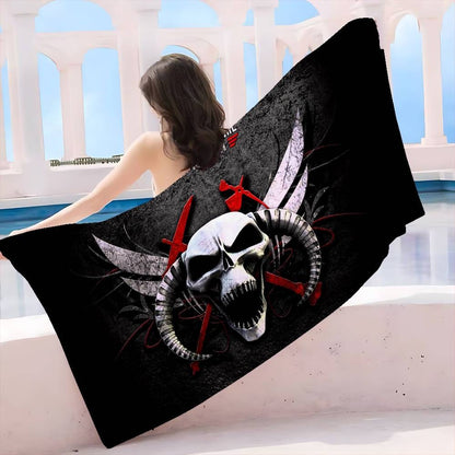 Masters Of Hardcores Microfiber Printed Beach Towel Mountain Climbing Yoga Beach Swimming Running Absorbent Soft Towel