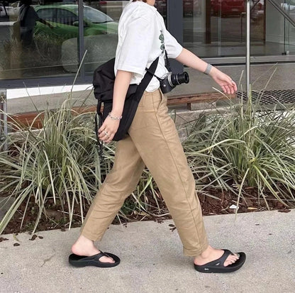 OOFOS NEW Sandals - Lightweight Recovery Shoes Slippers Men Women Soft Bottom Indoor Home Slides Sandals Light Beach Shoe