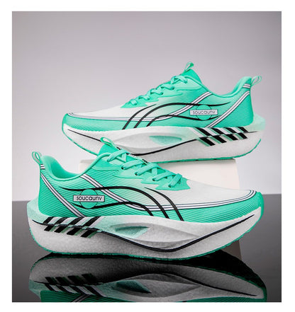 Running Shoes Casual Carbon Board Marathon Men Sports Tenis Air Breathable Women's Comfortable Athletic Nonskid Leisure Sneakers