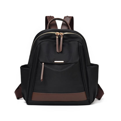 Mochila feminina nova, grande capacidade, leve, mochila de viagem casual, nylon, mochila escolar para estudantes e para o dia a dia