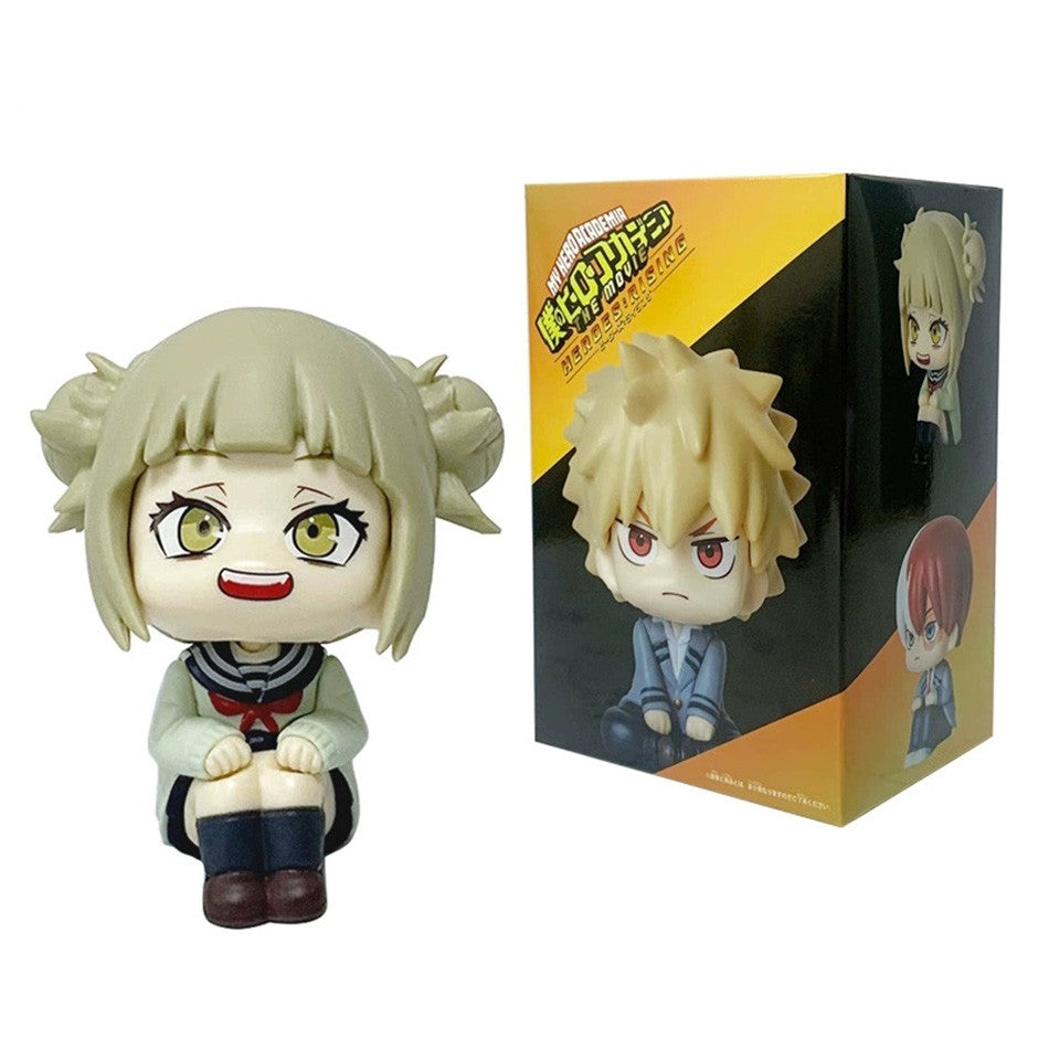 Em Estoque Novo Anime My Hero Academia Midoriya Izuku Bakugou Katsuki Ochaco Uraraka Bonecos de Anime Brinquedos para Crianças Presente de Natal