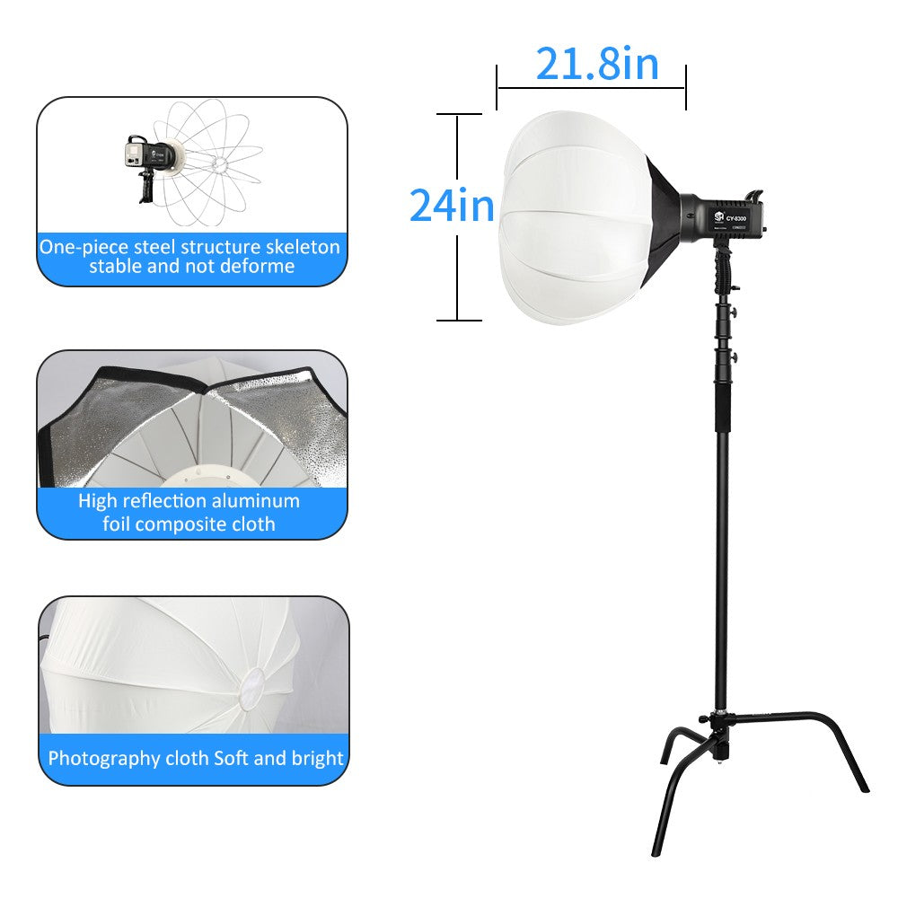 Lâmpada LED de vídeo de 135W para fotografia 8300 CY, luz diurna balanceada, para retrato, flash de estúdio, acessórios para YouTube, presente para live