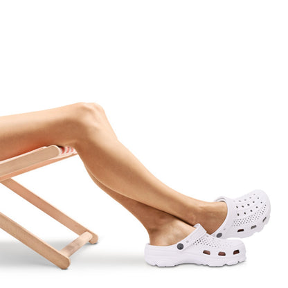 Kidmi New Men's Clogs Sandals Deep Heel Men Flat Sandals Summer Holes Waterproof Home Sandals Outdoor Antiskid Sole Beach Slides