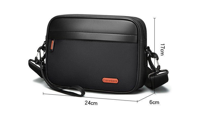 High Quality Soft PU Leather Male Small Shoulder Bag Fashion Men's Mini Handbag Casual Male Day Clutch Phone Bag