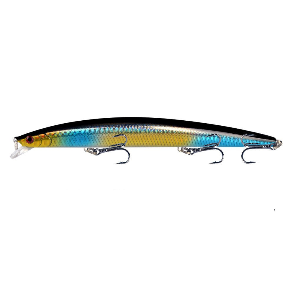 1pcs 18cm 24g Minnow Fishing Lure Laser Hard Artificial Bait Plastic Big Fake Fish Lures Sea Fishing Bait Crankbait Wobblers