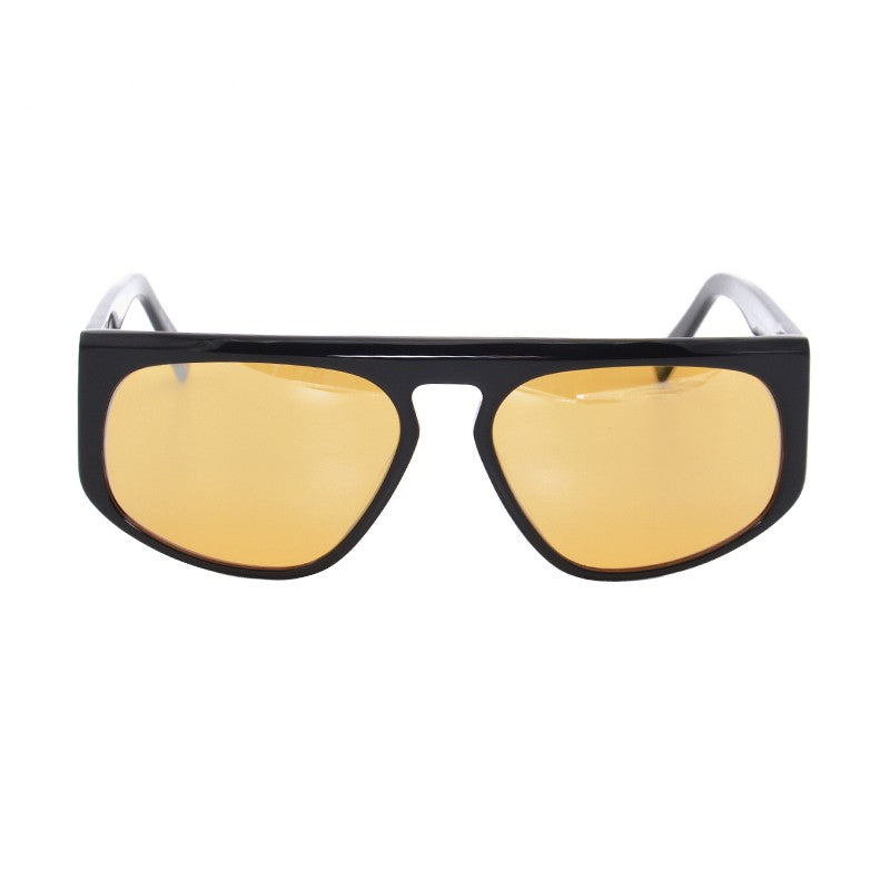 Iron Man Robert Downey Sunglasses Tony Stark Original Sunglasses Yellow Lens Cycling Glasses Man Car Driving Glasses Oversized