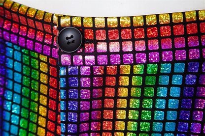 Novas Calças Masculinas Luxuosas de Terno Xadrez com Lantejoulas Moda Masculina Festa de Dança Bar KTV Casual Calças Pequenas Elásticas