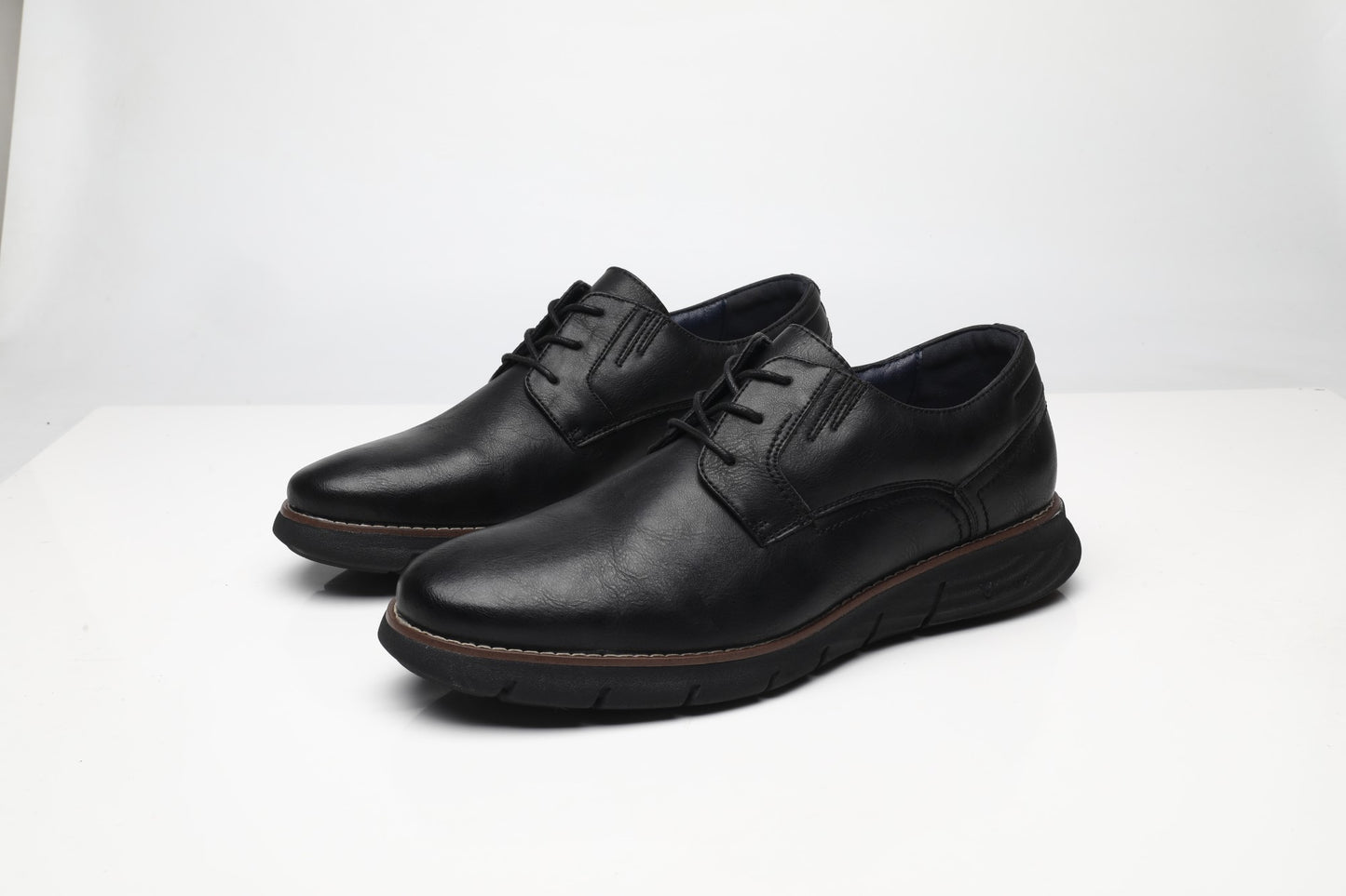 BHKH Male Sneakers Autumn/Winter traf Leather Men Casual Shoes Business Work Office Lace-up Dress shoes For Men Size47