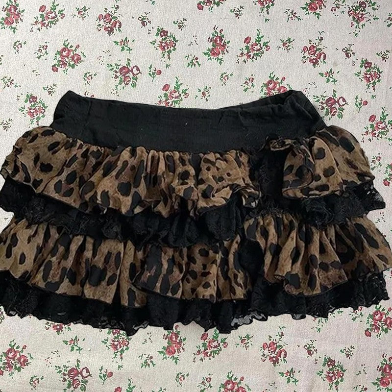 Women's Skirt Fashion Streetwear Pink Polka Dot Pattern Sports Casual Style vintage Y2K Emo Girls Sweet Harajuku Cute Slim Skirt