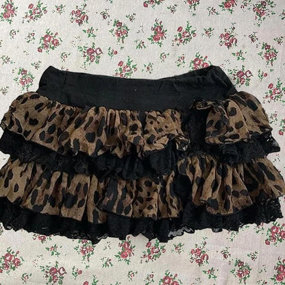 Women's Skirt Fashion Streetwear Pink Polka Dot Pattern Sports Casual Style vintage Y2K Emo Girls Sweet Harajuku Cute Slim Skirt