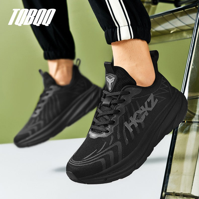 Tênis de Corrida Masculino com Placa de Carbono e Amortecimento de Ar, Tênis Esportivo Feminino Macio e Robusto, Sapatos Casuais para o Dia a Dia e Caminhada ao Ar Livre