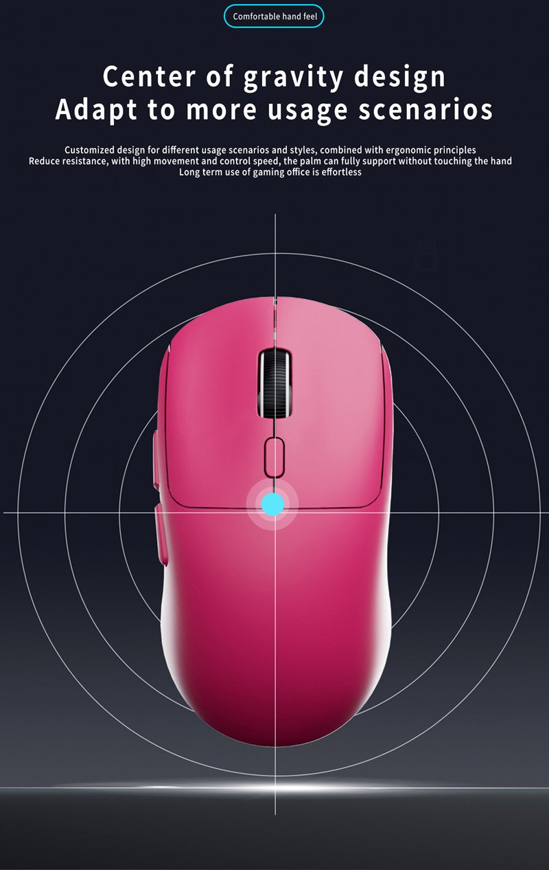 Mouse sem fio Xiaomi Bluetooth 2.4G Três Modos Recarregável Ergonômico Rato Portátil Para Escritório, Jogos, iPad, PC, Laptop, TV
