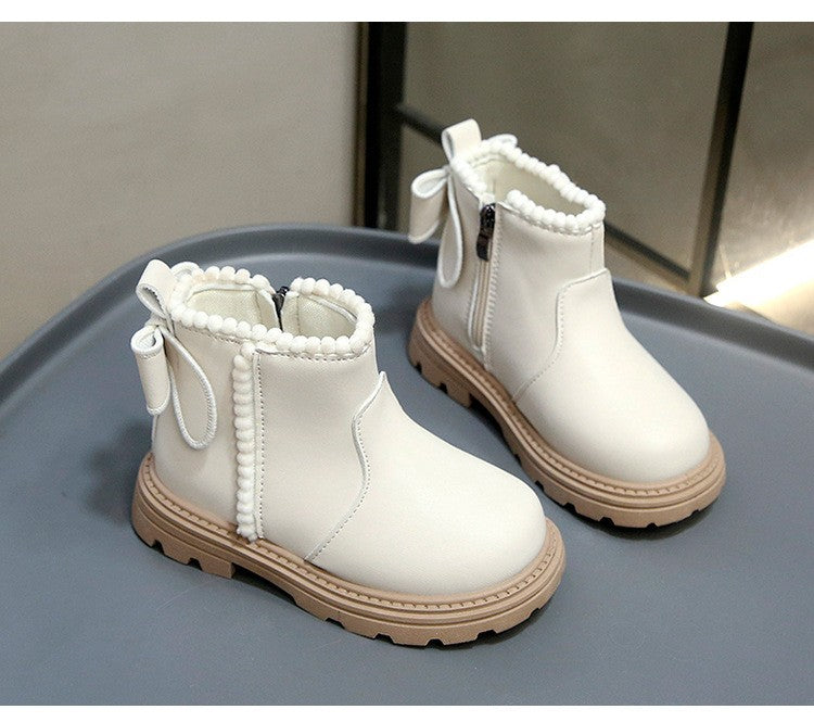 Autumn Winter Baby Kids Short Boots Super Warm Boys Girls Shoes Pu Leather Children Boots Fashion Toddler Boots Kids Snow Shoes