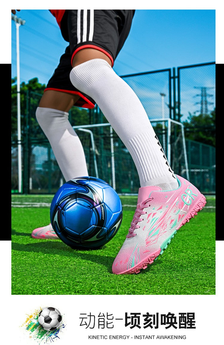 New Men Professional Soft Football Boots Sneakers Match Soccer Shoes Ultralight Futsal High-quality TF/FG Unisex Hot Sale Cleats