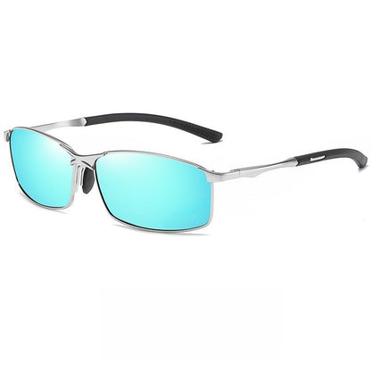 Óculos de Sol Polarizados com Armação de Metal e Lentes Fotocromáticas, Visão Noturna, Adequados para Esportes, Ciclismo, Pesca, Condução e Acampamento