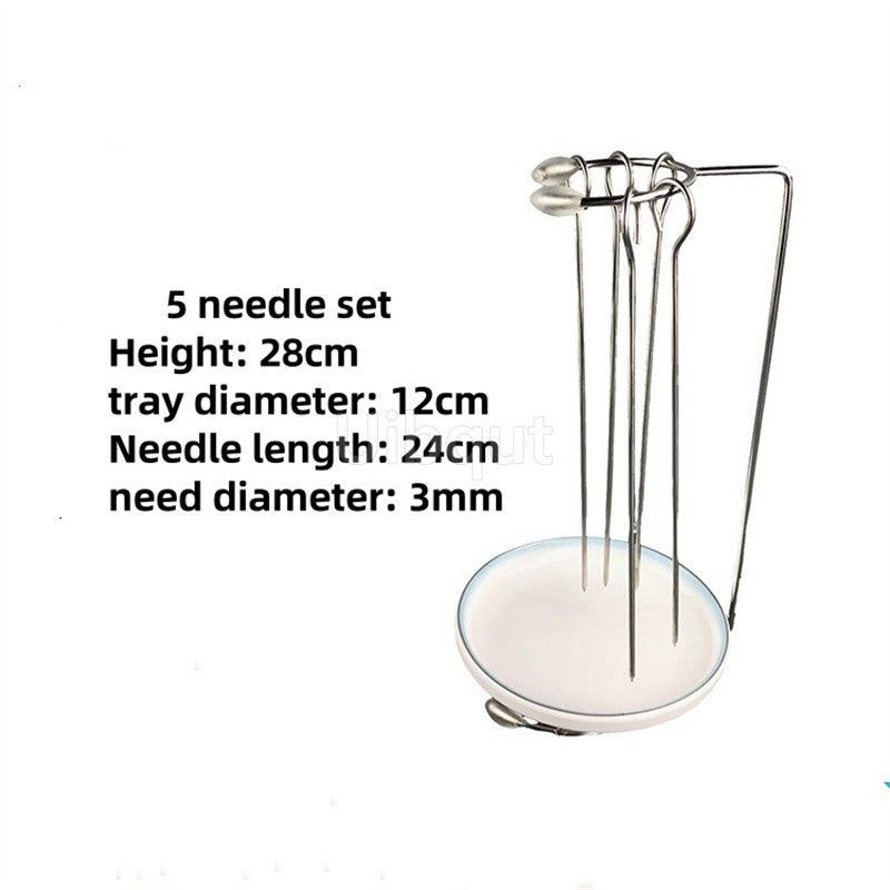 Kebab Barbecue Rack BBQ Cookware Roaster Rack Grill Vertical Stand Spanish outdoor BBQ Skewer Rack for Picnic Party Meat Sausage